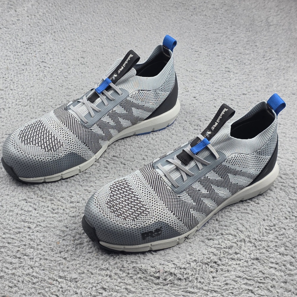 Timberland PRO Day One Work Shoe Mens 13 Gray Composite Safety Toe Knit